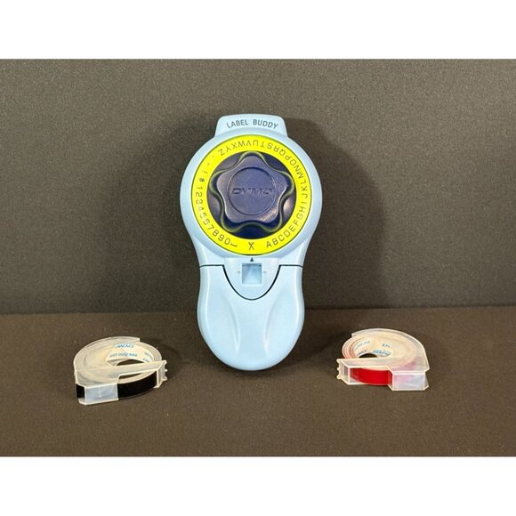 Dymo Other - Dymo Blue 3D Embossing Label Maker Dial Alphanumeric Wheel Letter Number Symbol